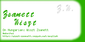 zsanett wiszt business card